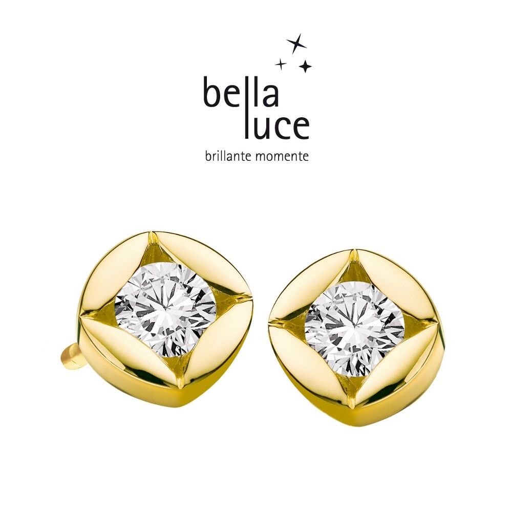 bellaluce Solitaire Ohrstecker Gelbgold 585/- 0,20ct / EH000722