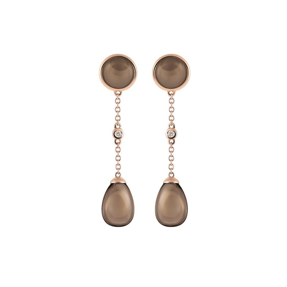 Al Coro Amici Ohrschmuck - E228SQR - Roségold 750/-