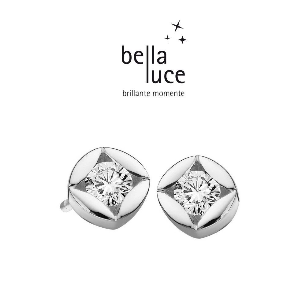 bellaluce Solitaire Ohrstecker Weißgold 585/- 0,10ct / EH000719