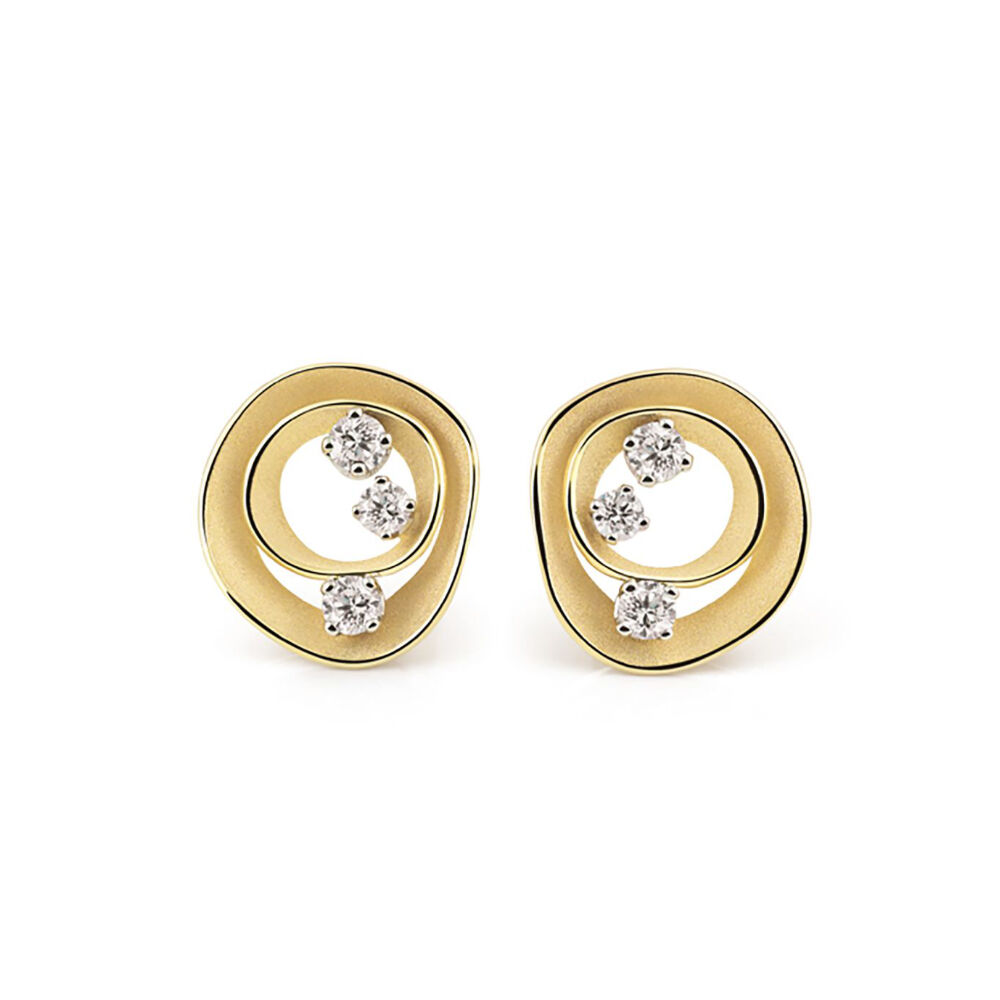 Annamaria Cammilli Essential DUNE Ohrschmuck - GOR3517U - Yellow Sunrise Gold 750/-
