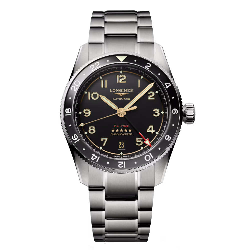 Longines Spirit ZULU TIME 39mm Titan - L3.802.1.53.6