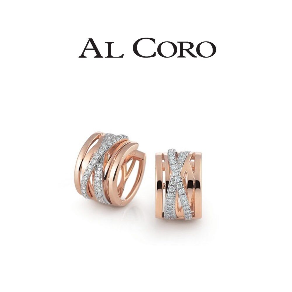 Al Coro Serenata Creolen - NE424R - Roségold 750/-