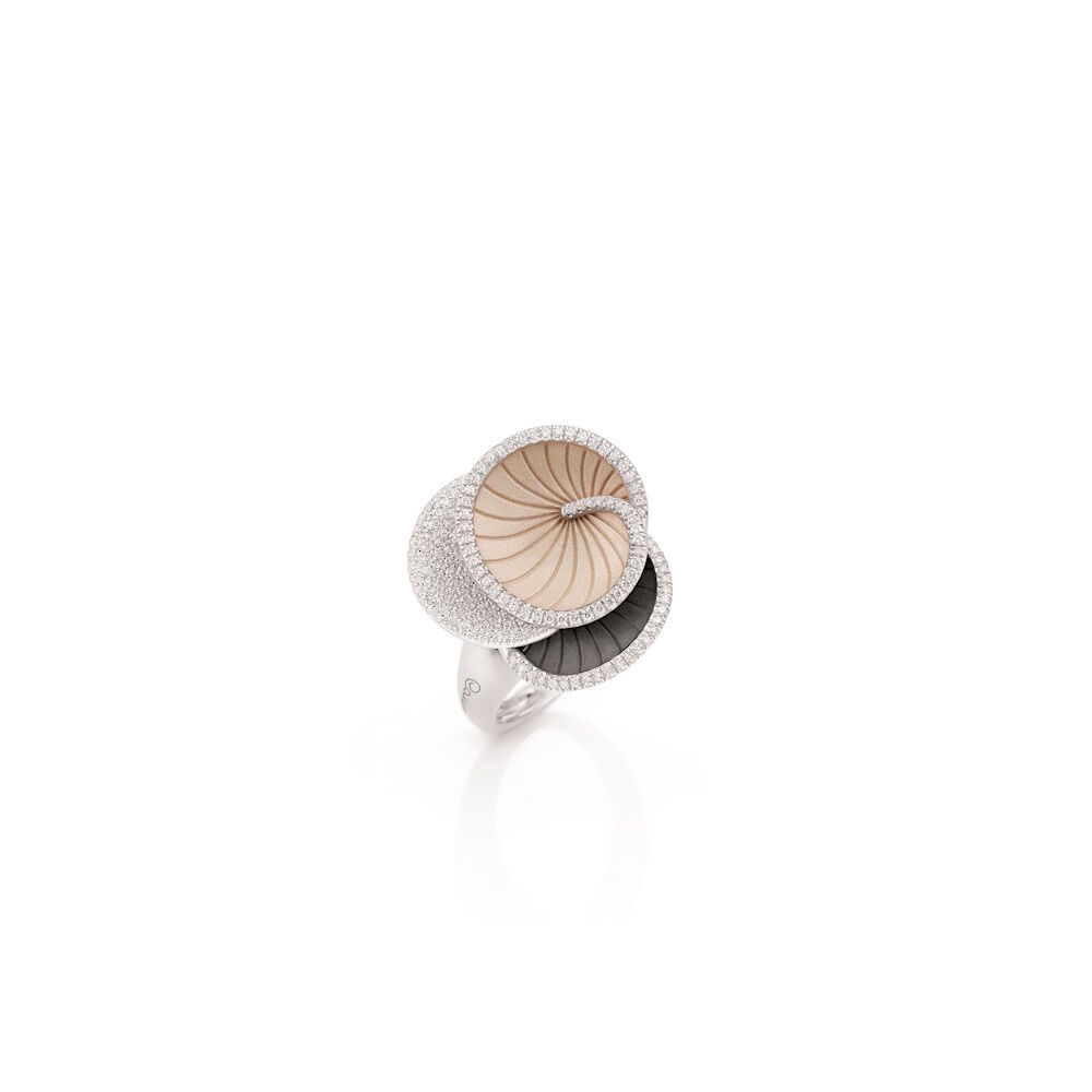 Annamaria Cammilli Vision Hypnose Ring - GAN3789GALT - Tricolour Gold 750/-