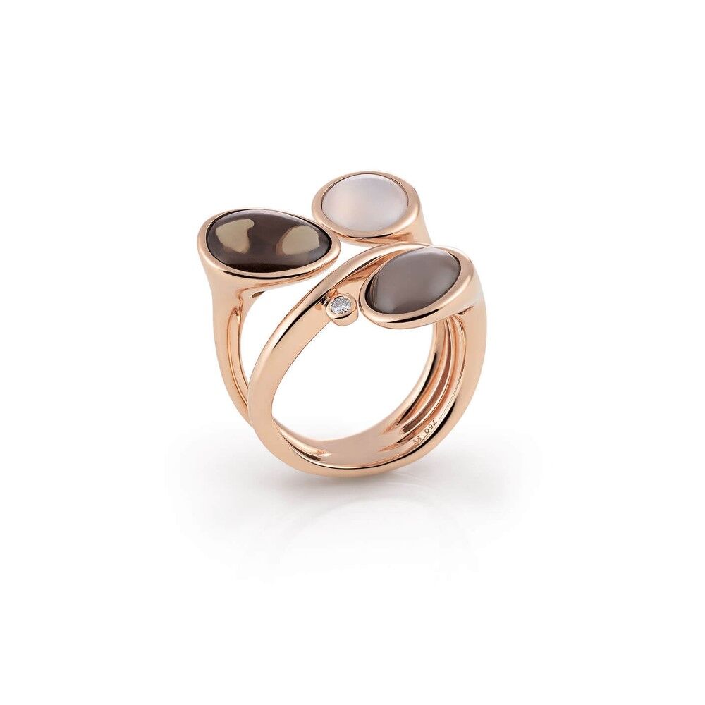 Al Coro Amici Ring - R7504SQR - Roségold 750/-