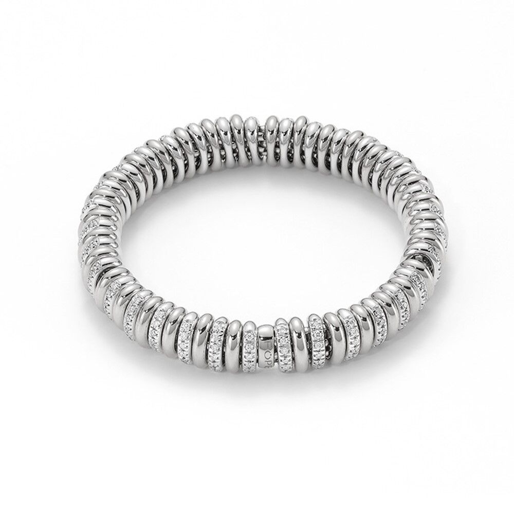Fope Armband - VENDÔME Collection - 581B BBR3 B - Weissgold 750/- Länge M
