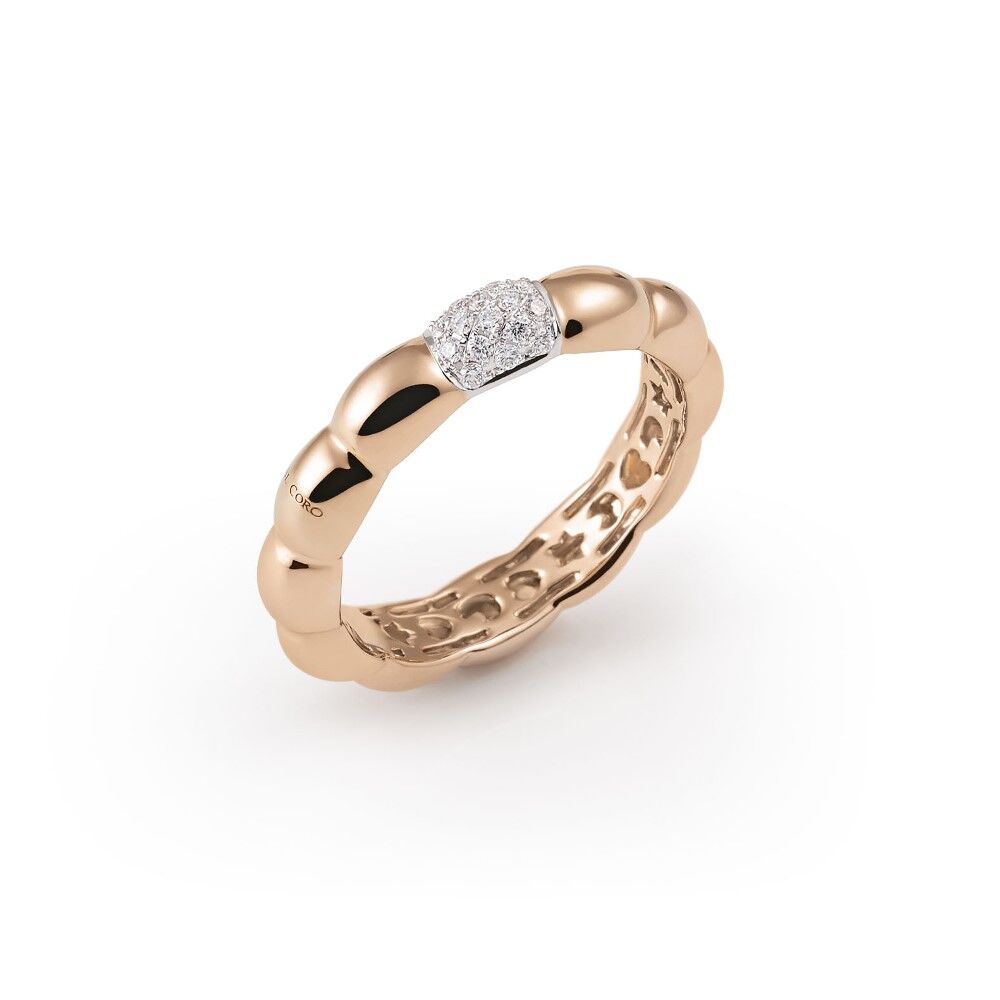 Al Coro La Piazza Ring - NR294RB - Roségold 750/-