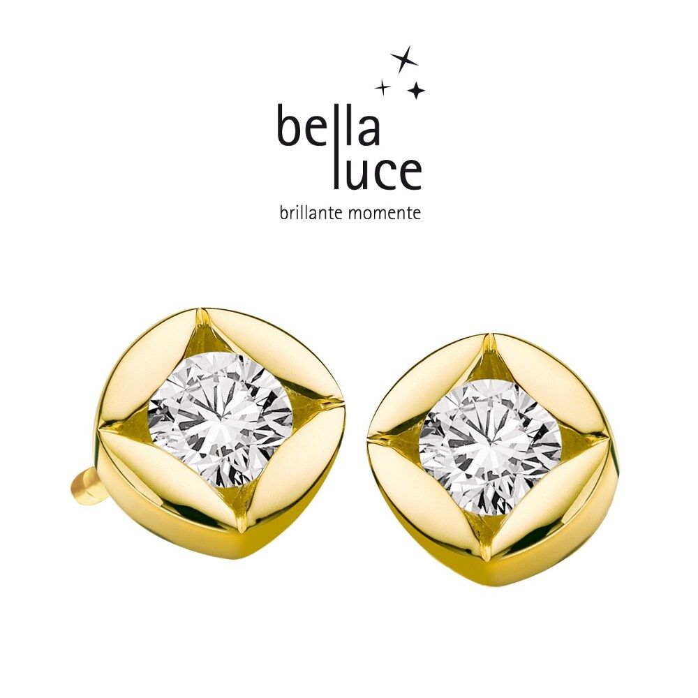 bellaluce Solitaire Ohrstecker Gelbgold 585/- 0,25ct / EH000724