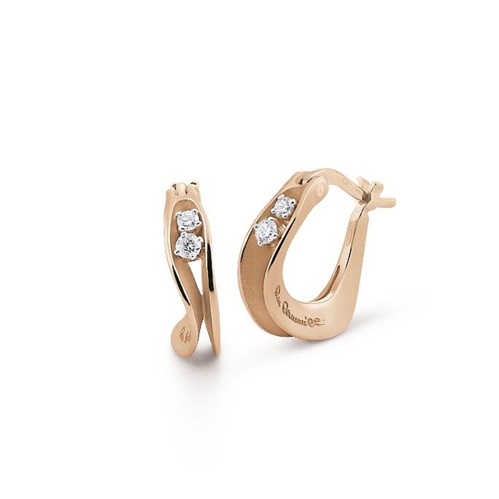 Annamaria Cammilli Essential DUNE Ohrschmuck - GOR1240J - Orange Apricot  Gold 750/-