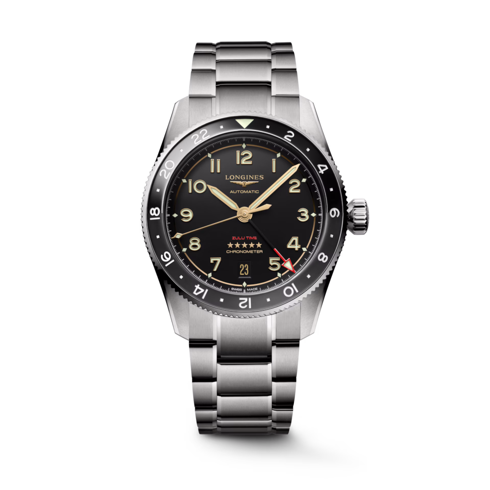 Longines Spirit ZULU TIME 39mm Titan - L3.802.1.53.6
