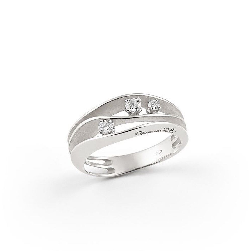 Annamaria Cammilli Essential DUNE Ring - GAN2662W - White Ice Gold 750/-