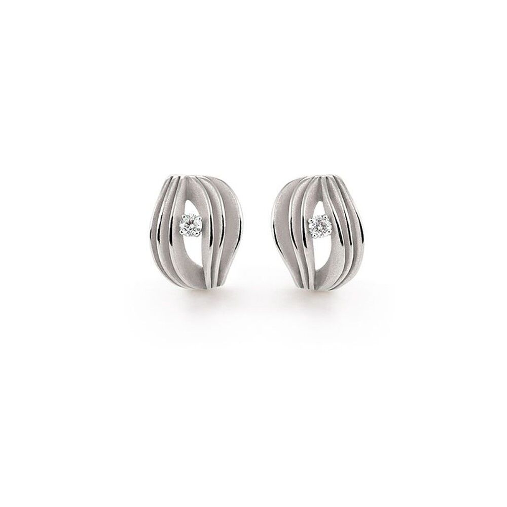 Annamaria Cammilli Essential VELAA STAR Ohrschmuck - GOR3248W - White Ice Gold 750/-