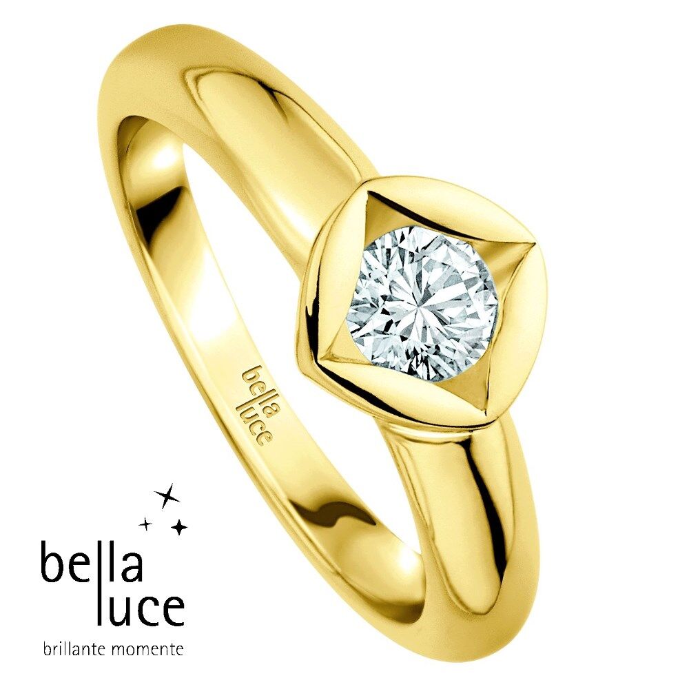 bellaluce Solitaire Ring Gelbgold 585/- 0,50ct / EH000684