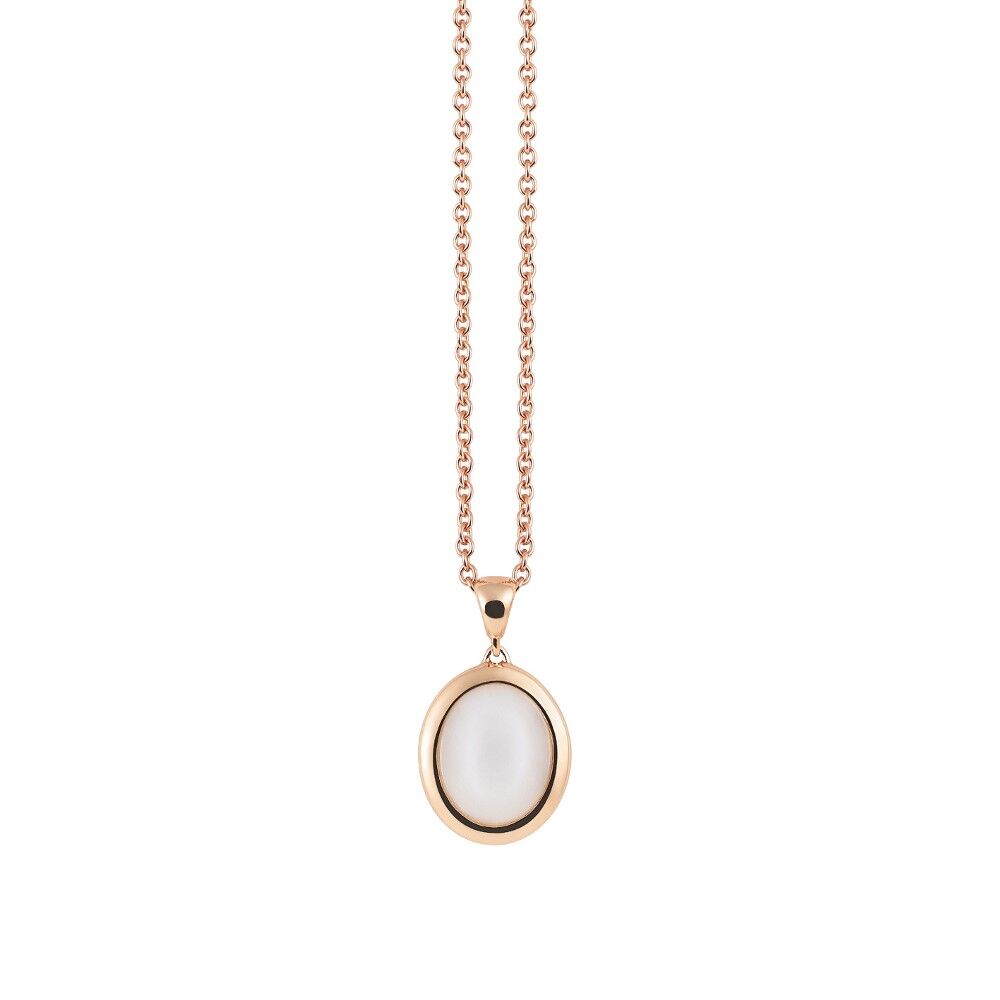 Al Coro Amici Anhänger mit Kette - NP9137WMR + K06R42 - Roségold 750/-