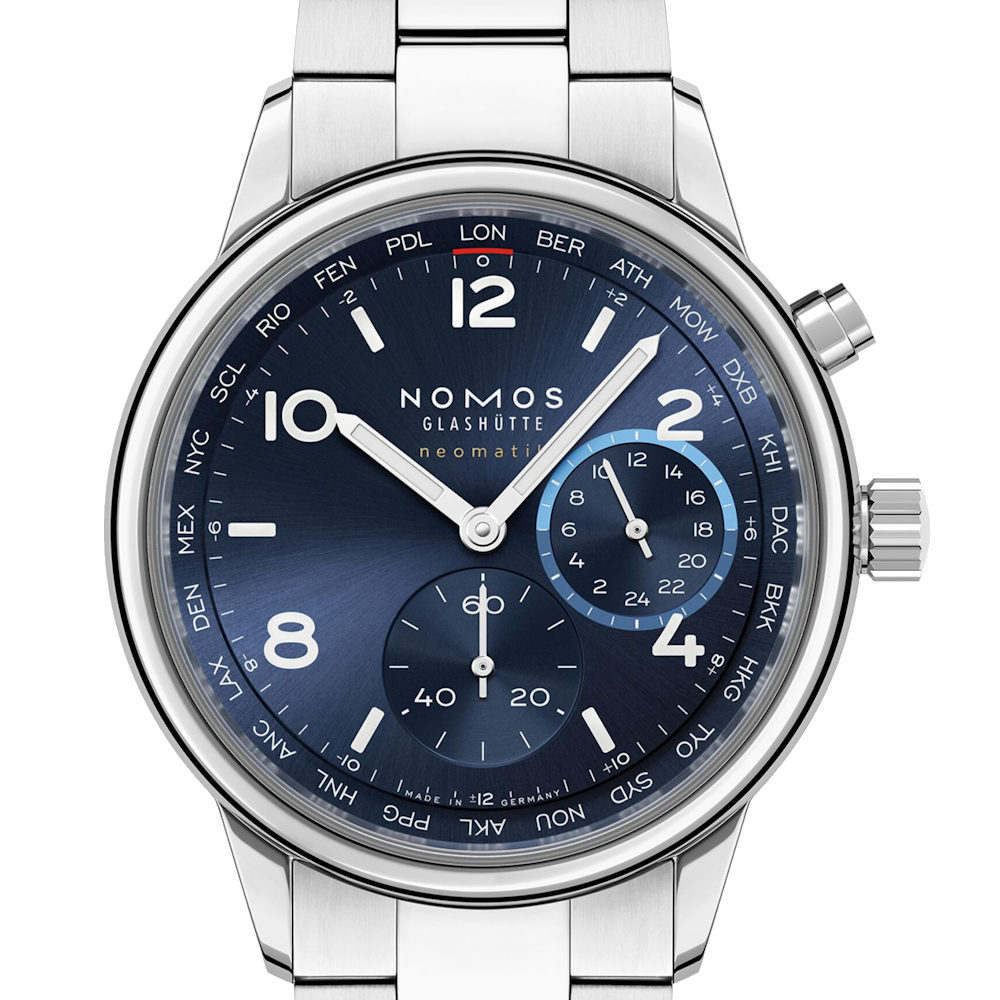 NOMOS - Club Sport neomatik Weltzeit blau - Ref. 790