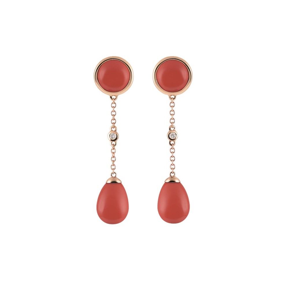 Al Coro Amici Ohrschmuck - E228COR - Roségold 750/-
